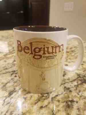 Starbucks City Mug Cup Global Icon Series Belgium 16oz  - Sold on eBay Sep, 25th 2018 for $35.00