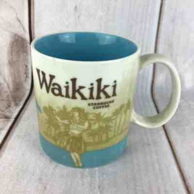 Starbucks 2011 Hawaii Waikiki Global Icon Collector Series Mug 16 oz. Coffee Cup - Sold on eBay Sep, 25th 2018 for $36.99