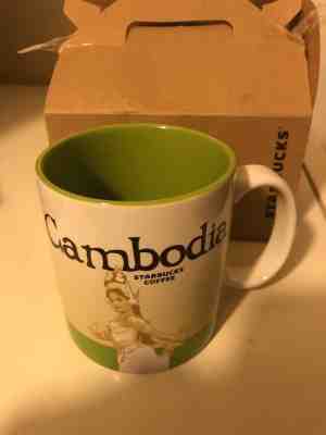  Starbucks Mug Cambodia 2016 Global Icon Series 16 Oz Coffee Cup Khmer Apsara - Sold on eBay Sep, 24th 2018 for $45.00