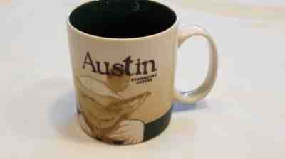 Starbucks Global Icon Series Collector Mug Austin Guitarist Coffee Cup 2012 - Sold on eBay Sep, 23rd 2018 for $25.00