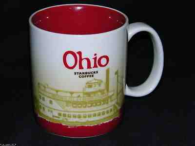 Starbucks 2011 Global State Icon Series Ohio Coffee Mug Riverboat Paddleboat - Sold on eBay Sep, 23rd 2018 for $20.00