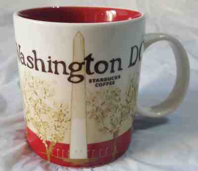 2012 STARBUCKS  Washington DC  16oz MUG CUP  Global Icon City Collectors Series  - Sold on eBay Sep, 22nd 2018 for $28.99