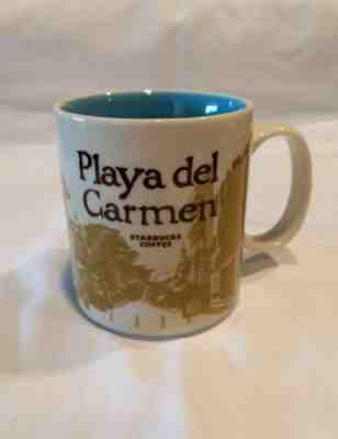 Starbucks Playa Del Carmen Collector Coffee Mug Cup 16 oz Global Icon Series - Sold on eBay Sep, 21st 2018 for $21.50