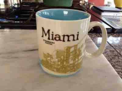 Starbucks Miami Mug, Cup Global Icon Collectors Series 16 oz.  2012 - Sold on eBay Sep, 20th 2018 for $15.00
