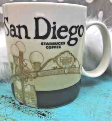 Starbucks San Diego Coffee Mug Cup City Icon Series Collection Collector 16oz - Sold on eBay Sep, 20th 2018 for $15.00