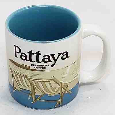 Starbucks Coffee Pattaya Thailand 3 Oz. Mini Demi Mug Global Icon Series 2017 - Sold on eBay Sep, 20th 2018 for $15.95