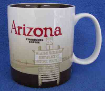 ARIZONA Starbucks Mug - 2009 - Global Icon Series - USA Seller - NWT - Sold on eBay Sep, 20th 2018 for $25.00