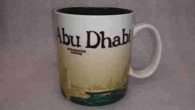 NEW 16oz Starbucks Coffee Mug Global Icon City Abu Dhabi Collector Series Mugs - Sold on eBay Sep, 18th 2018 for $29.95