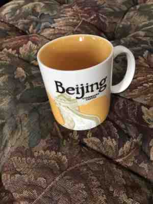 Starbucks Beijing City Mug - Starbucks Global Icon Collector Series yellow gold - Sold on eBay Sep, 17th 2018 for $20.00