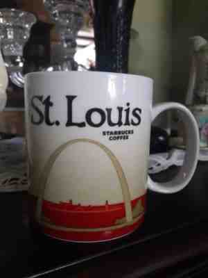 Starbucks St. Louis Coffee Mug Cup City Icon Series Collection Collector 16oz - Sold on eBay Sep, 17th 2018 for $14.99