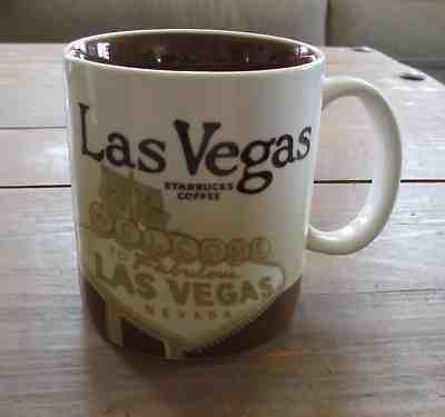 Nice 2011 STARBUCKS 16oz LAS VEGAS Global Icon Series Coffee Mug (XS30 - Sold on eBay Sep, 16th 2018 for $9.95