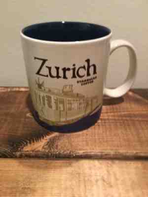 Starbucks Zurich Mug 16 oz Global Icon Collector City Series 2013 Coffee Tea - Sold on eBay Sep, 14th 2018 for $25.00