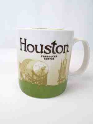 Houston Texas Starbuck Global Icon Collectors Series Coffee Mug Cup 16 oz  - Sold on eBay Sep, 14th 2018 for $20.00