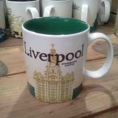 16 oz. Starbucks Coffee Mug Global Icon City Series 2016-2017 Liverpool England - Sold on eBay Sep, 14th 2018 for $31.50