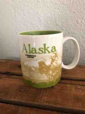 Starbucks Global Icon Collector Series 16oz. Coffee Mug Alaska Elk, Grizzly Bear - Sold on eBay Sep, 14th 2018 for $40.00