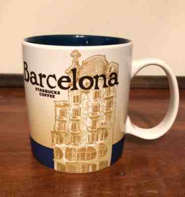 2014 Starbucks Barcelona Spain Global Icon Collector Series 16 Oz Coffee Mug - Sold on eBay Sep, 13th 2018 for $49.99