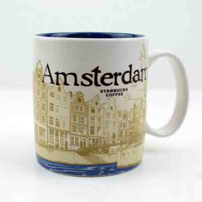Starbucks Coffee Mug Amsterdam City Collector Series Global Icon 16 oz - Sold on eBay Sep, 12th 2018 for $32.00