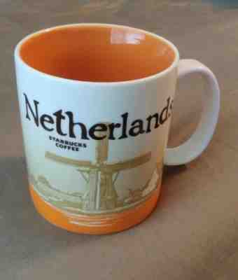 Starbucks City Mug Cup Global Icon Series Netherlands 16oz - Sold on eBay Sep, 11th 2018 for $30.00