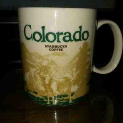 Starbucks Colorado Global Icon Mug 2009 Collector Series 16 oz Big Horn Sheep - Sold on eBay Sep, 11th 2018 for $29.95