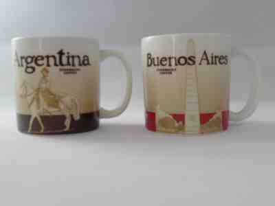 2010 Starbucks Buenos Aires and Argentina Demitasse 3 oz Global Icon Series Mugs - Sold on eBay Sep, 10th 2018 for $29.00