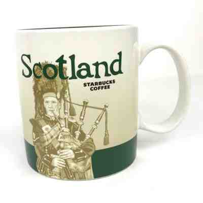 Starbucks Coffee Mug SCOTLAND Bagpipes Global Icon Series 16 oz Tea Mug Cup 2016 - Sold on eBay Sep, 10th 2018 for $34.99