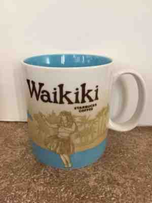 Starbucks 2011 Hawaii Waikiki Global Icon Collector Series Mug 16 Oz - Sold on eBay Sep, 10th 2018 for $49.99