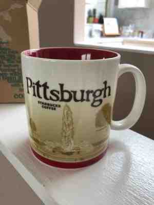 Starbucks 16 oz Global Icon City Collector Series Mug Pittsburgh