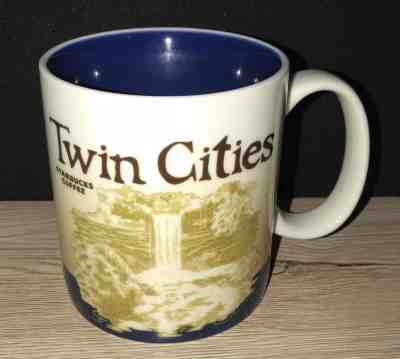 Starbucks Global Icon City Series Mug Twin Cities USED 16oz - Sold on eBay Sep, 7th 2018 for $7.01