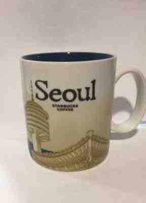 Rare! Starbucks Mug Seoul  Global Icons Collector Series City 16oz  - Sold on eBay Sep, 7th 2018 for $99.99