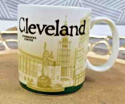 Starbucks Cleveland Coffee Mug 2008 Global Icon Collector Series 16 Oz RARE Cup - Sold on eBay Sep, 7th 2018 for $90.00