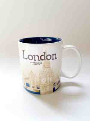 2013 STARBUCKS LONDON Global Icon City Collector Series Coffee Mug Cup 16oz - Sold on eBay Sep, 6th 2018 for $19.95