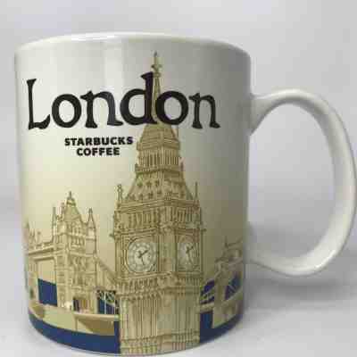 Starbucks Coffee LONDON, ENGLAND Country Mug City Icon Series 16oz - Sold on eBay Sep, 6th 2018 for $22.99