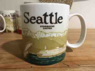 Starbucks Coffee Seattle Mug Global Icon Collector Series 2011 16 Oz - Sold on eBay Sep, 5th 2018 for $35.00