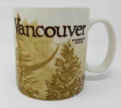 Starbucks Mug Vancouver Canada Coffee Collector City Series Icon Brown 16oz 2009 - Sold on eBay Sep, 4th 2018 for $34.99