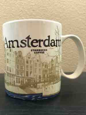NWT Starbucks AMSTERDAM Global Icon City Collector Series Mug Cup - Sold on eBay Sep, 4th 2018 for $45.00