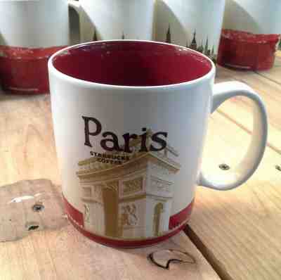 16 oz. Starbucks Coffee Mug Global Icon City Series 2016 Paris ver.2 France - Sold on eBay Sep, 4th 2018 for $29.50