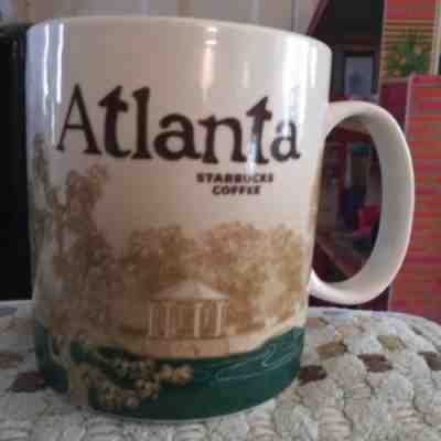 Starbucks Global Icon City Mug ORLANDO 2009 Gold Blue Collector Series 16 oz - Sold on eBay Sep, 3rd 2018 for $8.00