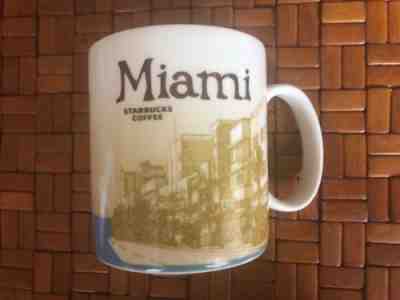 Starbucks 2009 Global Icon Collector Series Miami Colony Hotel Mug Cup 16 oz - Sold on eBay Sep, 3rd 2018 for $19.50