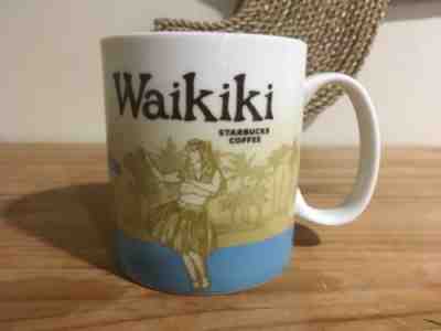 Starbucks Hawaii Waikiki Global Icon Collector Series Mug, 16 oz. 2010 - Sold on eBay Sep, 3rd 2018 for $49.99