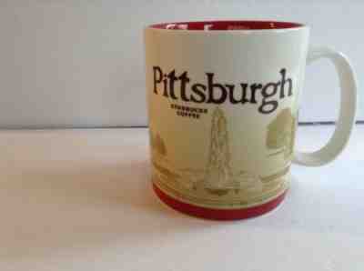 Starbucks Pittsburgh Global Icon Series 2011 Collector's Coffee Mug 16 oz  - Sold on eBay Sep, 2nd 2018 for $24.49