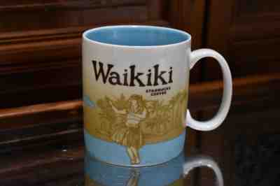 Starbucks Waikiki Coffee Mug 2009 Global Icon Collector Series 16 Oz RARE  - Sold on eBay Sep, 2nd 2018 for $44.95