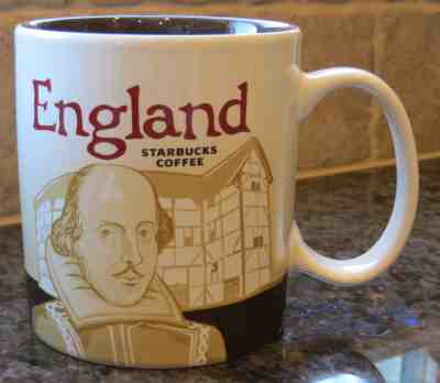 NWT Starbucks ENGLAND UK Version 2 Global Icon City Collector Series Mug w/ SKU - Sold on eBay Sep, 2nd 2018 for $34.99