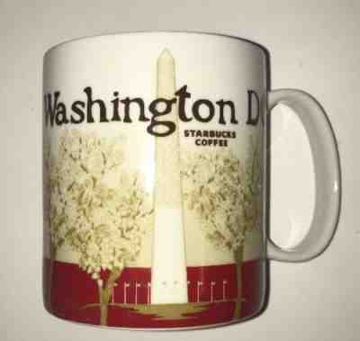 Starbuck Washington DC Global Icon City Collector Series Coffee Mug Cup 2011 - Sold on eBay Sep, 1st 2018 for $21.99