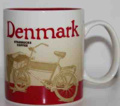 Starbucks Coffee DENMARK Global Icon City Collector Series Mug Bicycle 16fl oz. - Sold on eBay Aug, 31st 2018 for $54.88