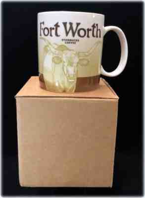 Starbucks Fort Worth 16 oz Global Icon Collector City Series Coffee Mug - Sold on eBay Aug, 31st 2018 for $42.00
