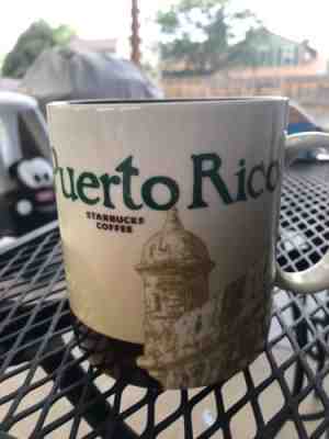 Starbucks PUERTO RICO Global Icon City Collector Series Coffee Mug 16oz - Sold on eBay Aug, 31st 2018 for $10.00