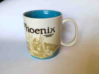 Starbucks Global Icon Series Phoenix Arizona Coffee Mug 2011 Cup 16 oz Cactus  - Sold on eBay Aug, 30th 2018 for $30.00