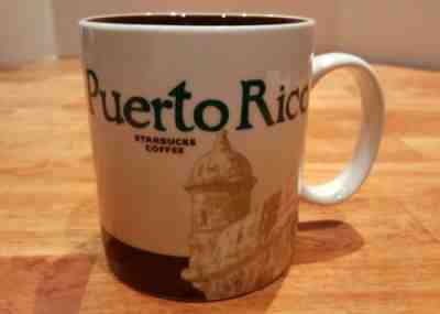 2013 Starbucks Puerto Rico Global Icon City Collector Series Coffee Mug Cup 16oz - Sold on eBay Aug, 30th 2018 for $15.99