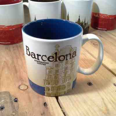 16 oz. Starbucks Coffee Mug Global Icon City Series 2016 Barcelona Spain - Sold on eBay Aug, 30th 2018 for $29.50