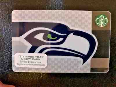 ORIGINAL Starbucks SEATTLE SEAHAWKS card, 2013 Limited Edition, new UNSWIPED. - Sold on eBay Nov, 4th 2018 for $10.00